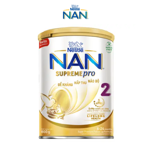  Sữa Nestle Nan Supreme Pro số 2 - 800g (6-24 tháng) 