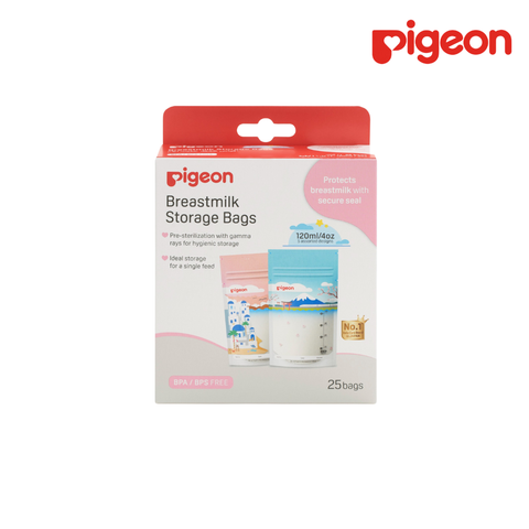  Túi trữ sữa Pigeon 120Ml họa tiết phong cảnh 