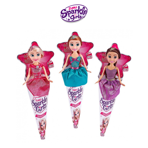  Đồ chơi búp bê công chúa Princess Cone 10.5 inch Sparkle Girlz (Giao mẫu ngẫu nhiên) 