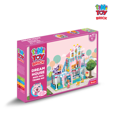  Đồ chơi lắp ráp ngôi nhà trong mơ tiNiToy Brick (601 pcs) 