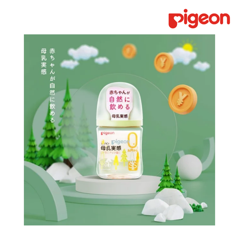  Bình sữa Pigeon PPSU Plus Wn3 phiên bản Nhật 160ml, Hình Cây 