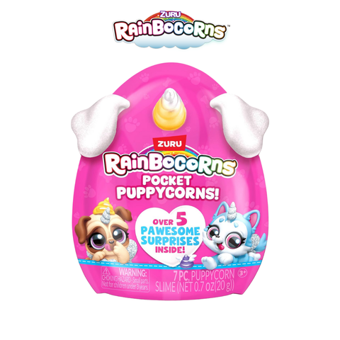  Đồ chơi trứng kỳ lân cún con đáng yêu dạng túi nhỏ Zuru Rainbocorns Puppycorn S1 (Giao mẫu ngẫu nhiên) 