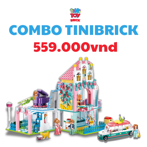  Combo 2 sản phẩm lắp ráp tiNiToy Brick (M38-B0973&M38-B0921A) 