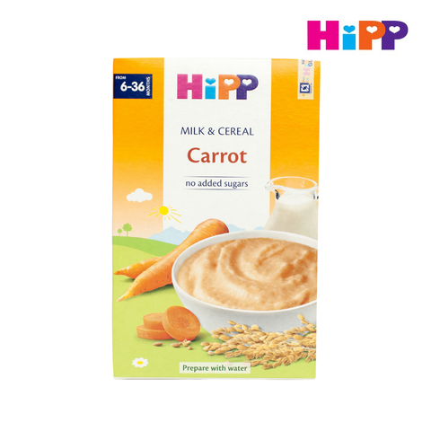  Bột sữa và ngũ cốc rau củ DD HiPP - Cà rốt 250g 