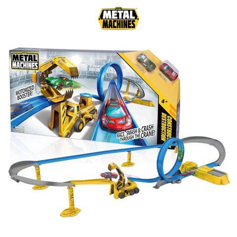  Bộ đồ chơi đường đua công trường thách thức Zuru Metal Machines 