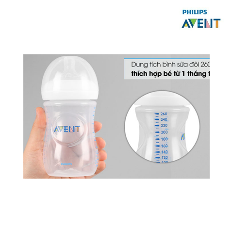  Bình sữa bằng nhựa không có BPA 260ml - đơn 