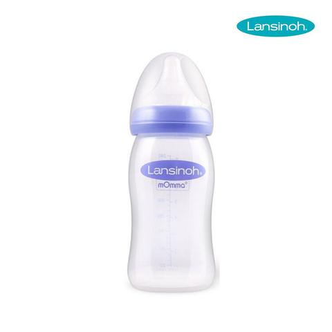  BÌNH SỮA LANSINOH VỚI NÚM TI NATURALWAVE 240ML 