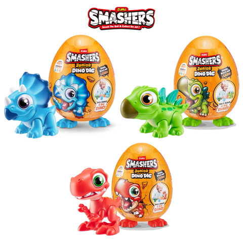  Đồ chơi trứng khủng long Dino Dig cỡ nhỏ Zuru Smashers S1 (Giao mẫu ngẫu nhiên) 