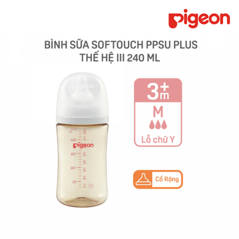  Bình sữa Softouch PP Plus WN3 240ml (M) 