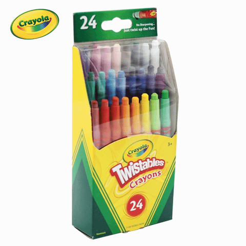  Bộ bút sáp vặn mini 24 màu Crayola 529724 