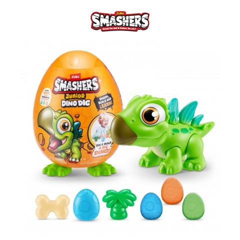  Đồ chơi trứng khủng long Dino Dig cỡ nhỏ Zuru Smashers S1 (Giao mẫu ngẫu nhiên) 