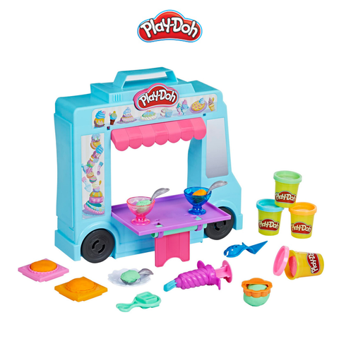  Bộ đồ chơi đất nặn xe kem di động Play-Doh 