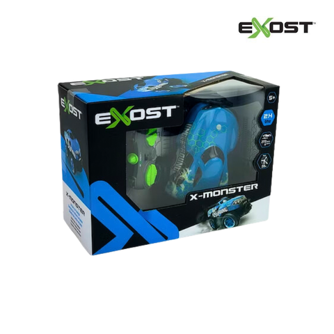  Đồ chơi xe điều khiển màu xanh X-Monster Exost 