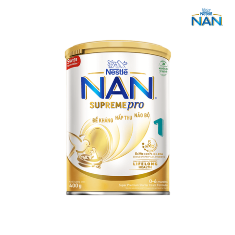  Sữa Nestle NAN Supreme Pro số 1 - 400g (0-6 tháng) 