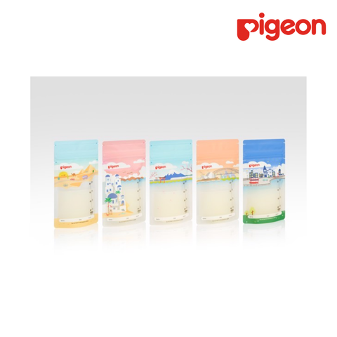  Túi trữ sữa Pigeon 120Ml họa tiết phong cảnh 