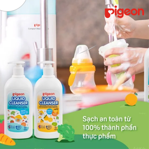  Nước rửa bình sữa Pigeon hương tự nhiên 450ml 