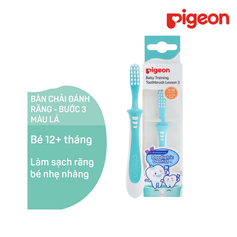  Bàn chải đánh răng (baby training toothbrush) bước 3 xanh dương 