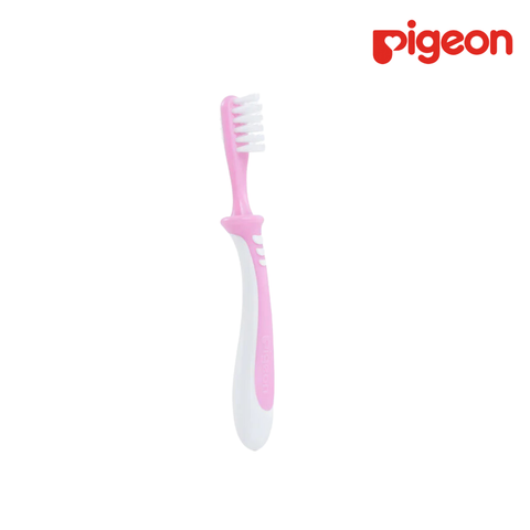  Bàn chải đánh răng (baby training toothbrush) bước 3 hồng 