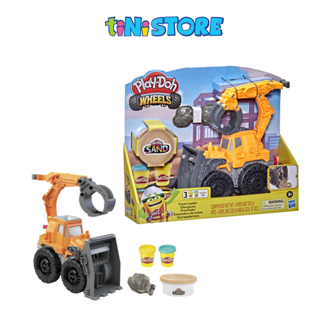  Bộ đồ chơi đất nặn xe công trường kèm cát động lực Play-Doh 