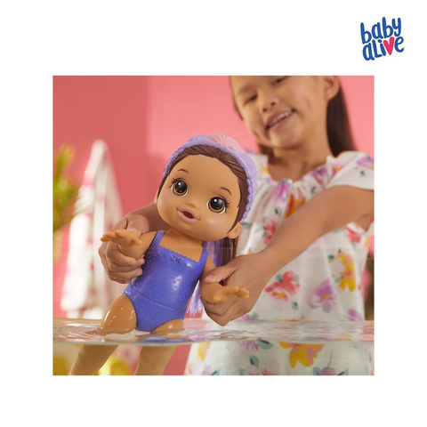  Bộ đồ chơi búp bê tóc nâu và bộ phụ kiện spa Baby Alive 