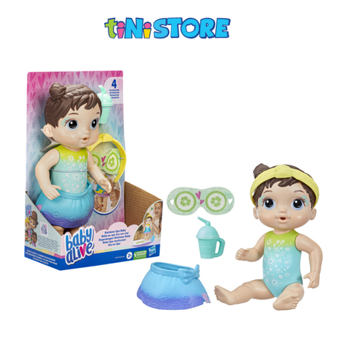  Bộ đồ chơi búp bê tóc nâu spa thư giãn Baby Alive 