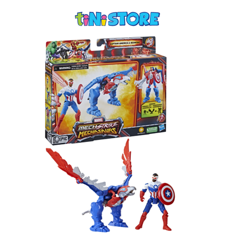  Bộ đồ chơi siêu anh hùng Mech Strike Captain America Avengers 