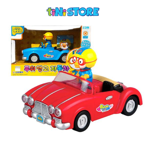  ĐỒ CHƠI PORORO PUSH AND GO CAR ( RED/ BLUE) PRM210390 