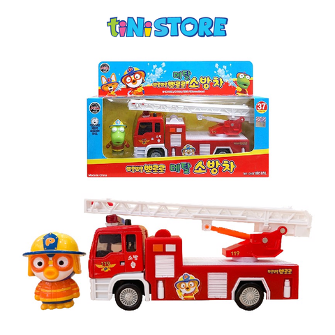  PORORO METAL FIRETRUCK 