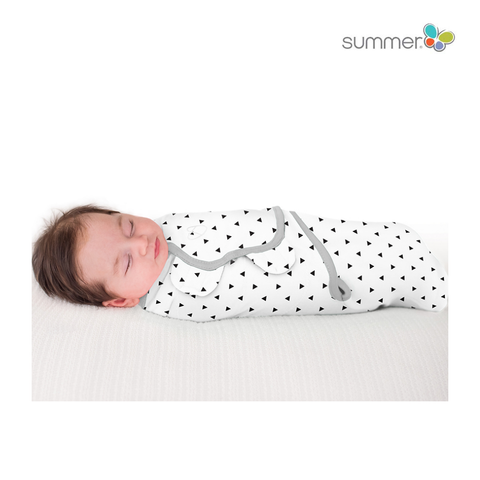  Chăn quấn đơn Luxe Grey Triangle - S/M Summer Infant 