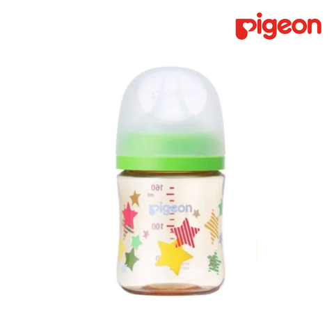  Bình sữa Pigeon PPSU Plus Wn3 phiên bản Nhật 160ml, Ngôi Sao 