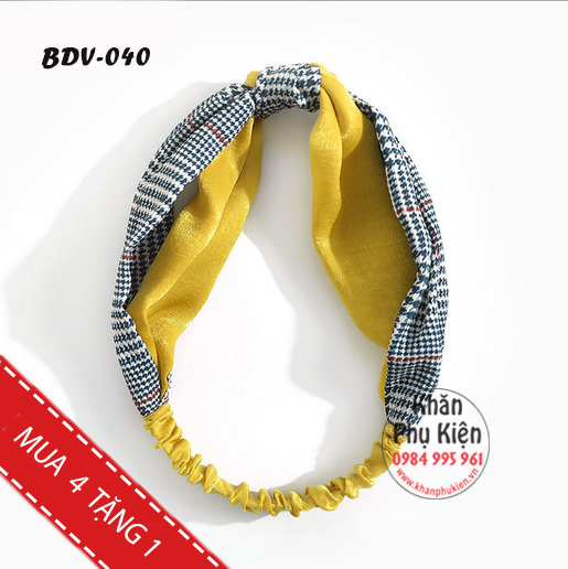 Băng Đô Vải Cài Tóc - Mã BDV040