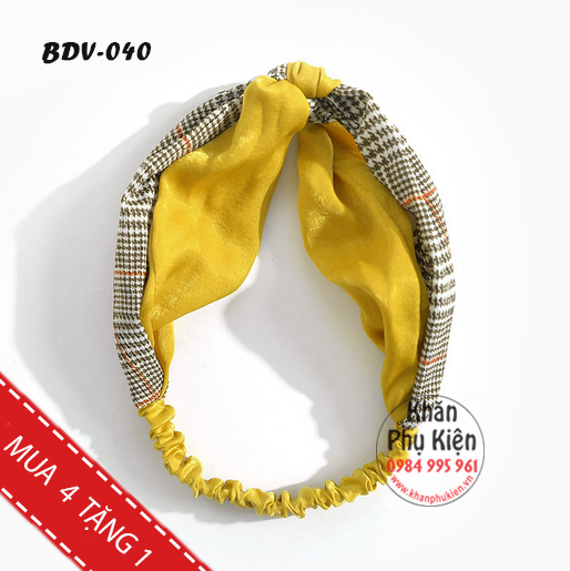 Băng Đô Vải Cài Tóc - Mã BDV040