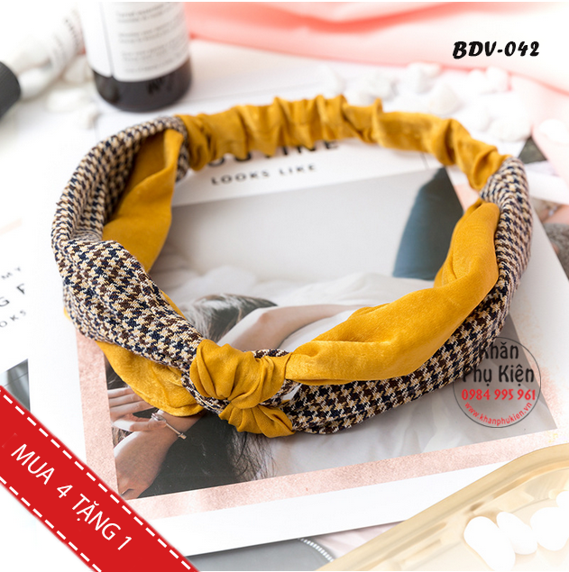 Băng Đô Vải Cài Tóc - Mã BDV042