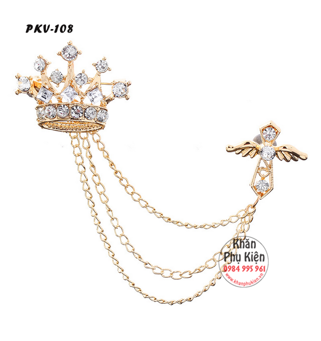 Phụ Kiện Cài Áo Vest Nam - Mã PKV108