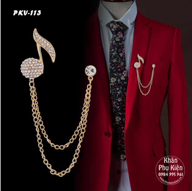 Phụ Kiện Cài Áo Vest Nam - Mã PKV113