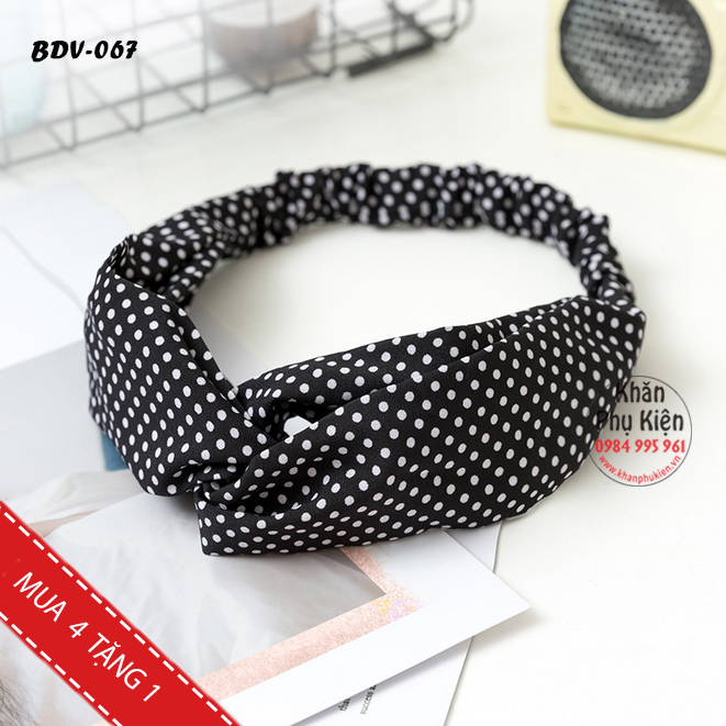 Băng Đô Vải Cài Tóc - Mã BDV067