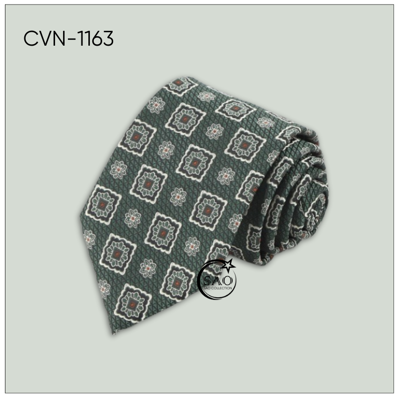 Cà Vạt Lụa Tổng Hợp Bản Lớn Hoạ Tiết Kẻ Sọc Sang Trọng Dành Cho Nam (CVN1163)