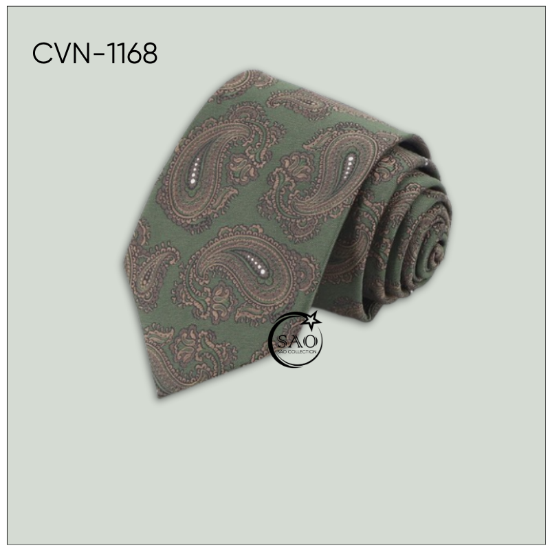 Cà Vạt Lụa Tổng Hợp Bản Lớn Hoạ Tiết Kẻ Sọc Sang Trọng Dành Cho Nam (CVN1168)