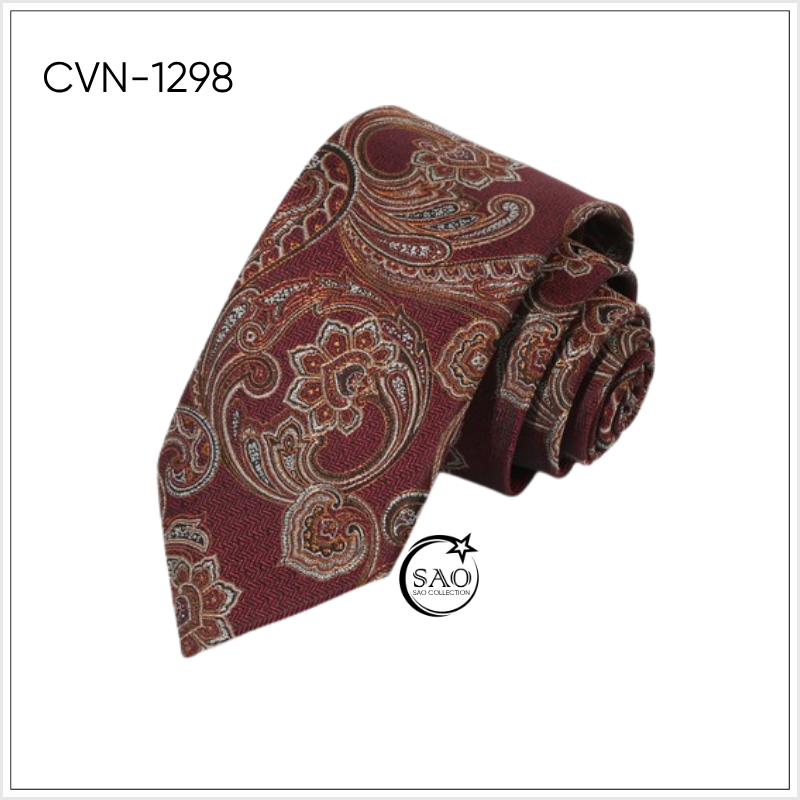 Cà Vạt Lụa Tổng Hợp Bản Lớn Hoạ Tiết Sang Trọng Dành Cho Nam (CVN1298)