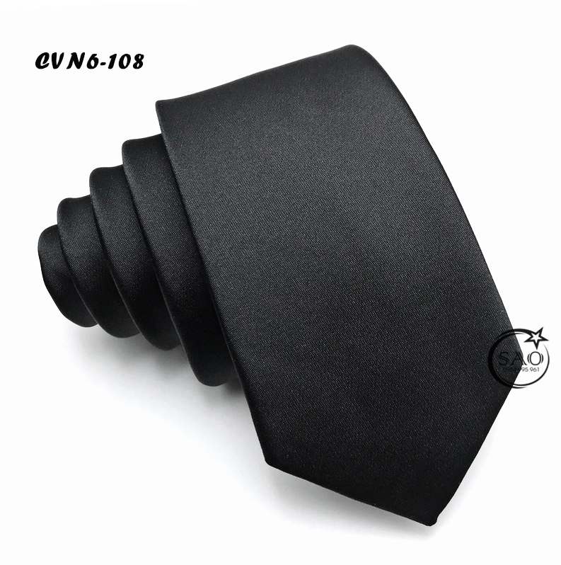 Caravat Cà Vạt Nam SAO Bản Nhỏ 6cm Phong Cách Hàn Quốc (CVN6-108)