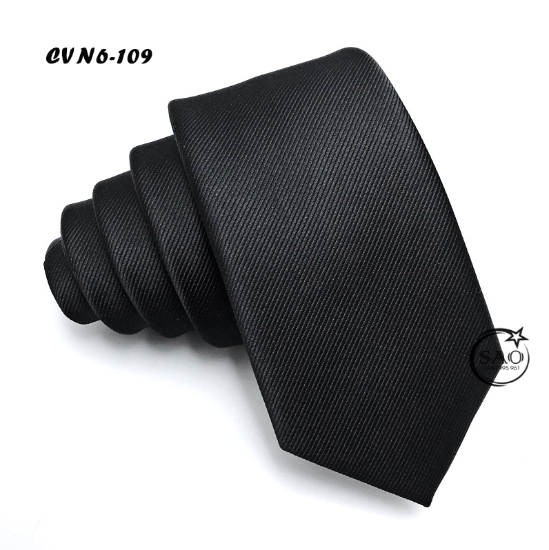 Caravat Cà Vạt Nam SAO Bản Nhỏ 6cm Phong Cách Hàn Quốc (CVN6-109)