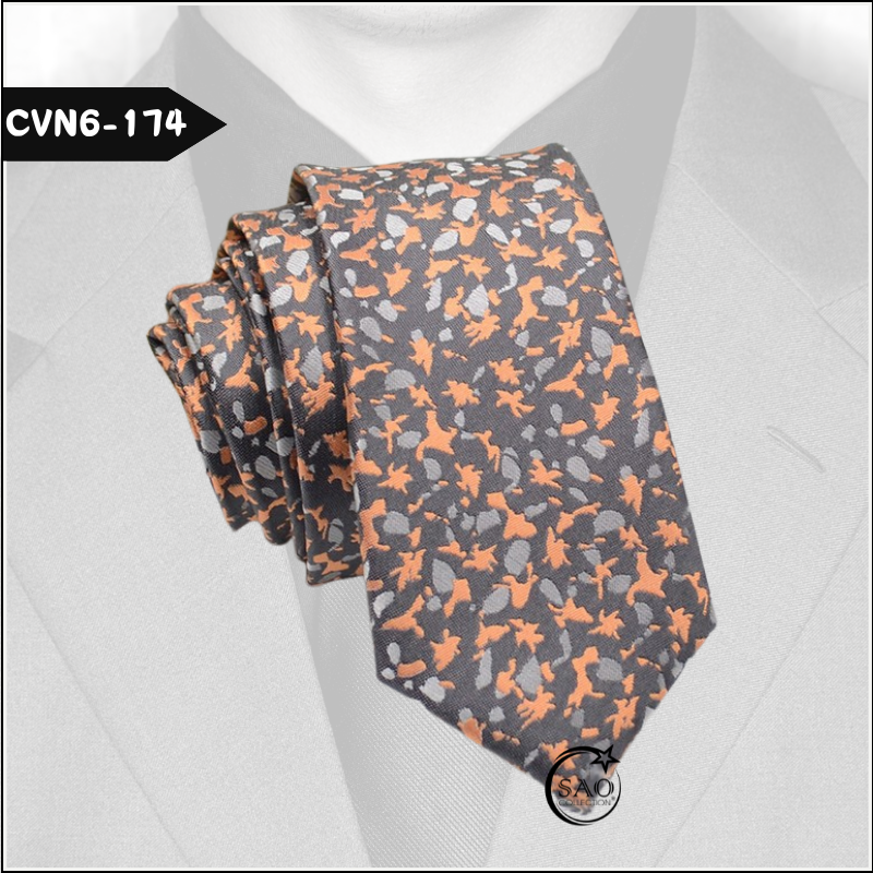 Caravat Cà Vạt Nam SAO Bản Nhỏ 6cm Phong Cách Hàn Quốc (CVN6-174)