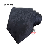 Caravat Cà Vạt Nam Hàn Quốc Tự Thắt Bản 8cm Màu Đen (CVN819)