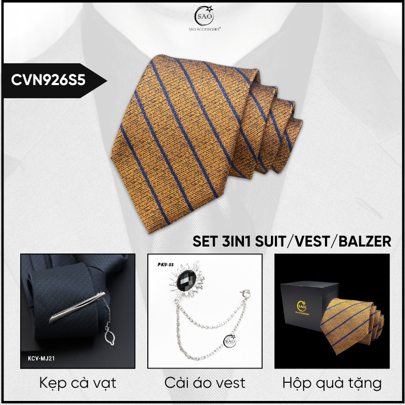 Combo Cà Vạt Nam 3in1 (CVN926S5)