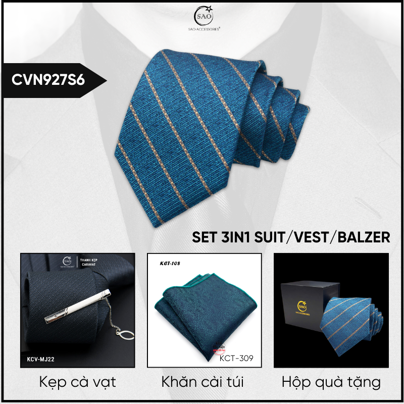 Combo Cà Vạt Nam 3in1 (CVN927S6)