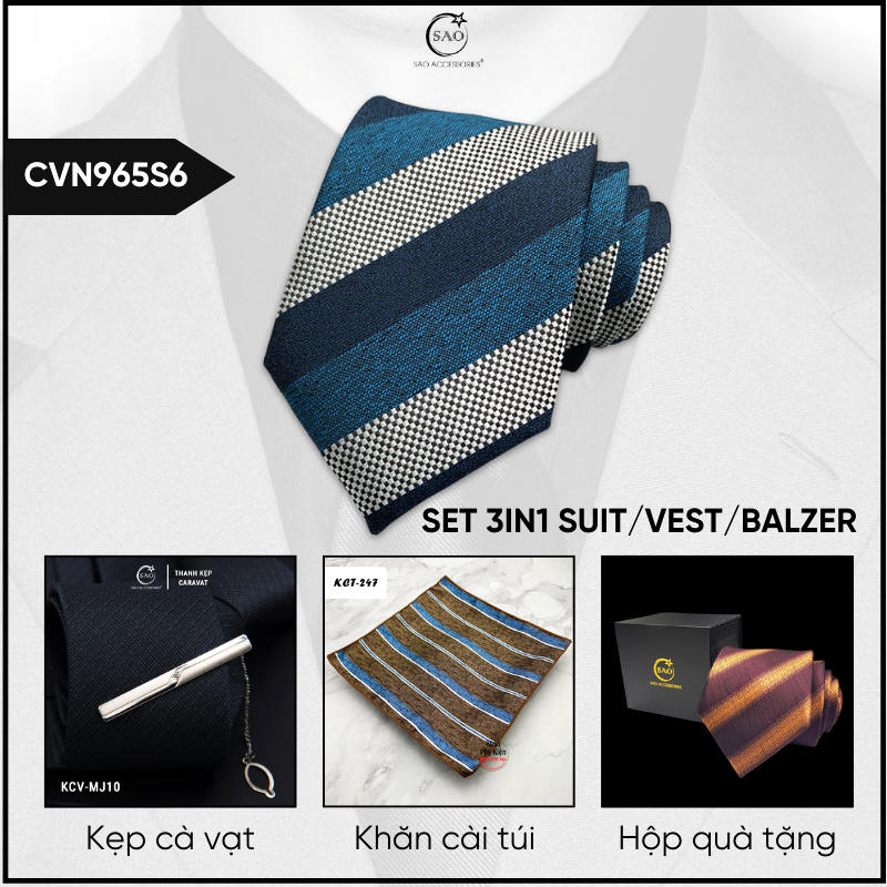 Combo Cà Vạt Nam 3in1 (CVN965S6)