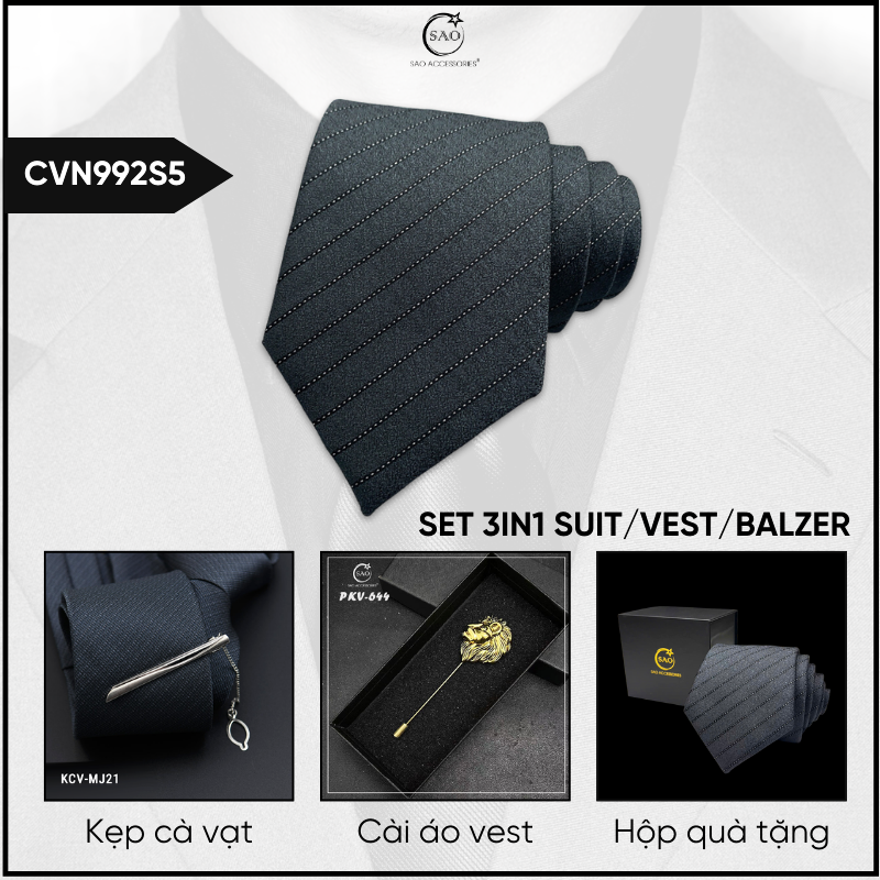 Combo Cà Vạt Nam 3in1 (CVN992S5)