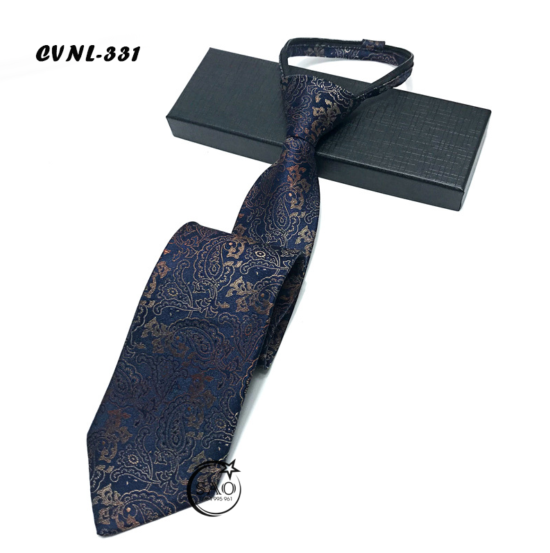 Caravat Cà Vạt Nam SAO 8cm Phong Cách Cổ Điển Thắt Sẵn Tiện Lợi (CVNL331)