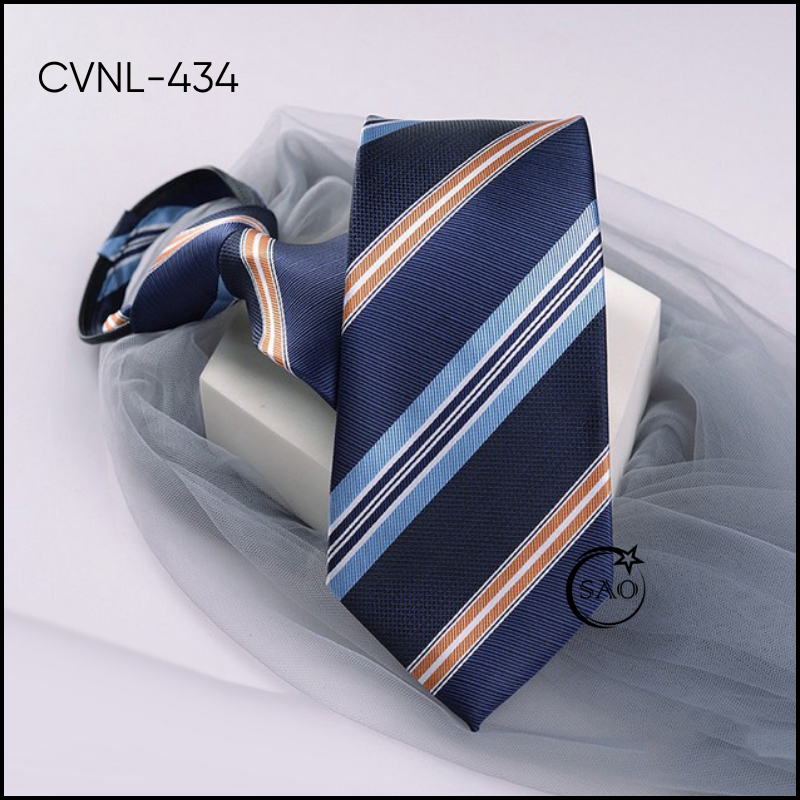 Caravat Cà Vạt Nam SAO 8cm Dây Thắt Sẵn Tiện Lợi (CVNL434)