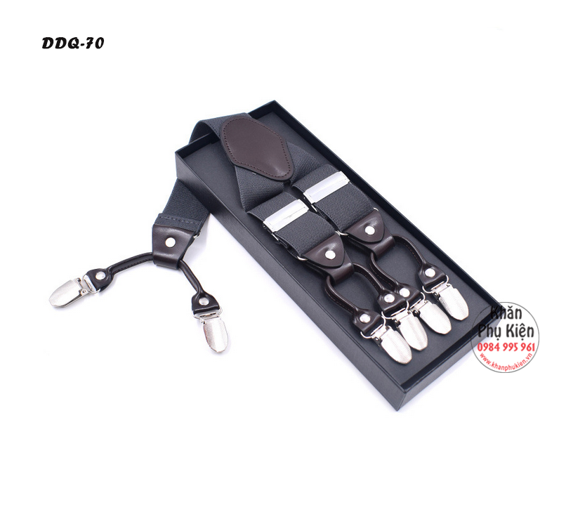 Dây Đeo Quần Chữ Y Nam - Mã DDQ70 (6 kẹp)